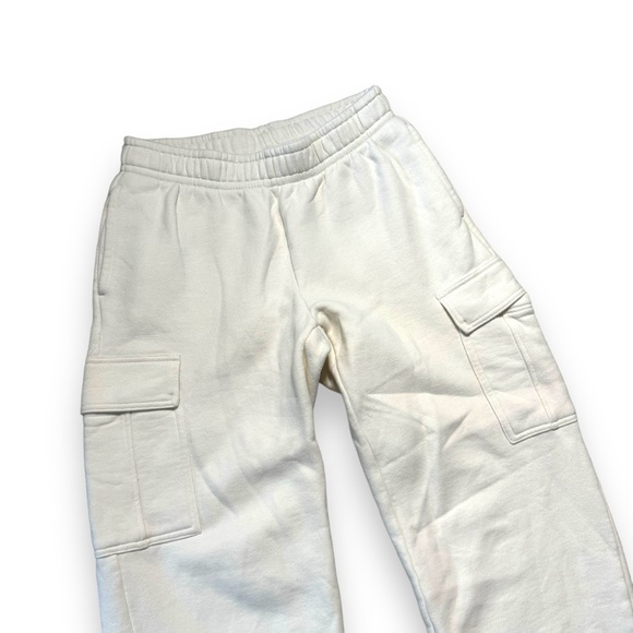 Aritzia TNA Fleece Sweatpants Jogger Cargo Pockets Heavyweight Causal Women XS - Picture 4 of 10